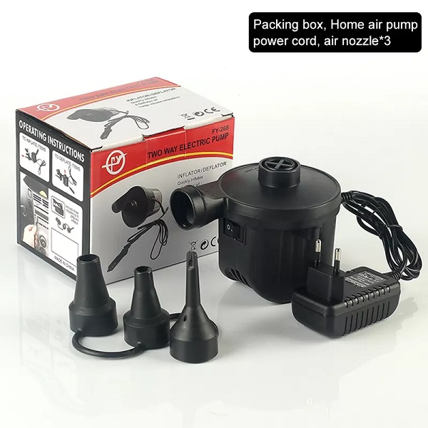 AC110V/220V 800W fast inflating Electric Air Pump for Air Mattress Swimming Pool inflatable Toys