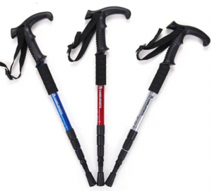 Retractable Trekking Pole Hiking Moutain-Climbing Sticks Oem Walking Stick