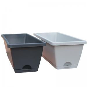 Hollen pot vegetable pot Vegetable pot Multi-specification family balcony planting vegetable planting flower rectangular planting trough