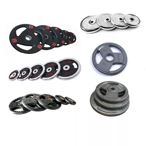 wholesale various weightlifting barbell plate dumbbell weight plate coat iron weight plates, hantelscheibe bumper