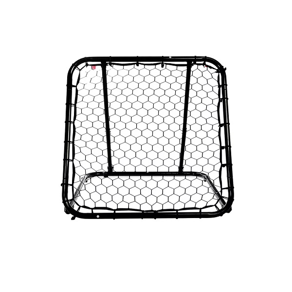 Portable Football Training Net Durable Adjustable Spring Loaded Soccer Rebounder Cast Iron Frame Suitable for Adult Child