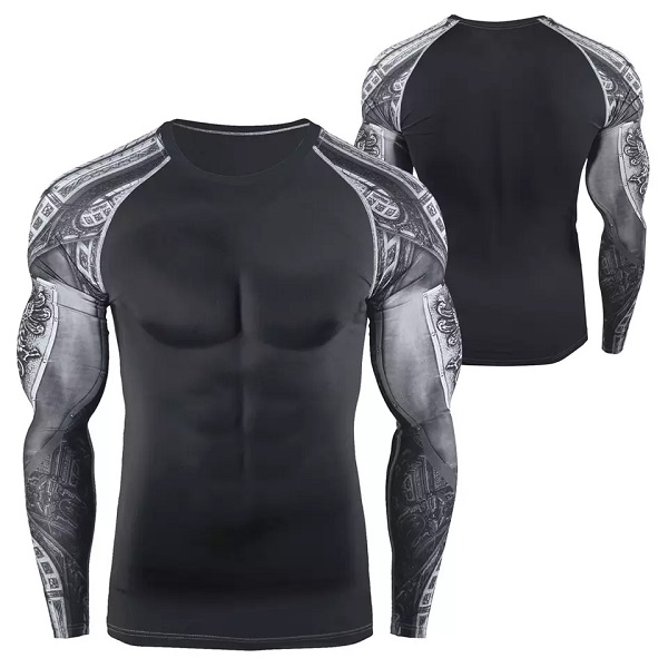 Men Rash Guard Long Sleeve Shirt Set Base Layer Bjj Rash Guard for Women UV/SPF Shirt Swim Shirts Neoprene Compression Rashguard Featured Image