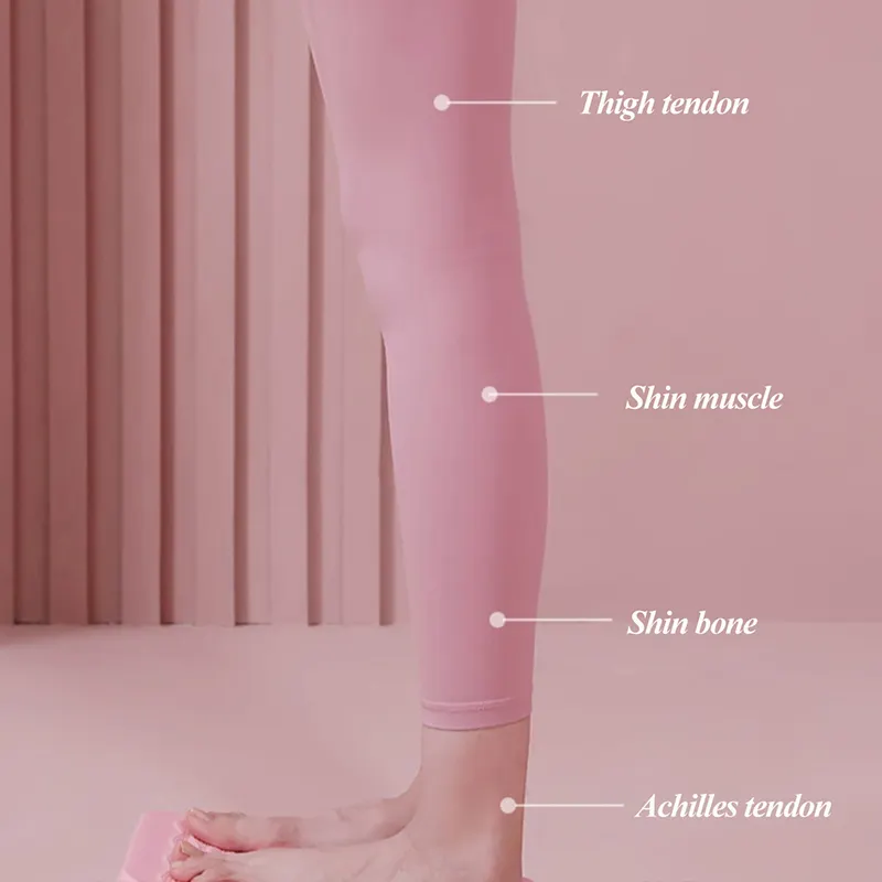 Adjustable indoor foot stretch plate