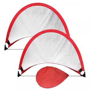 post portable foldable football accessories soccer ball Nets training equipmenballs door pop up goal