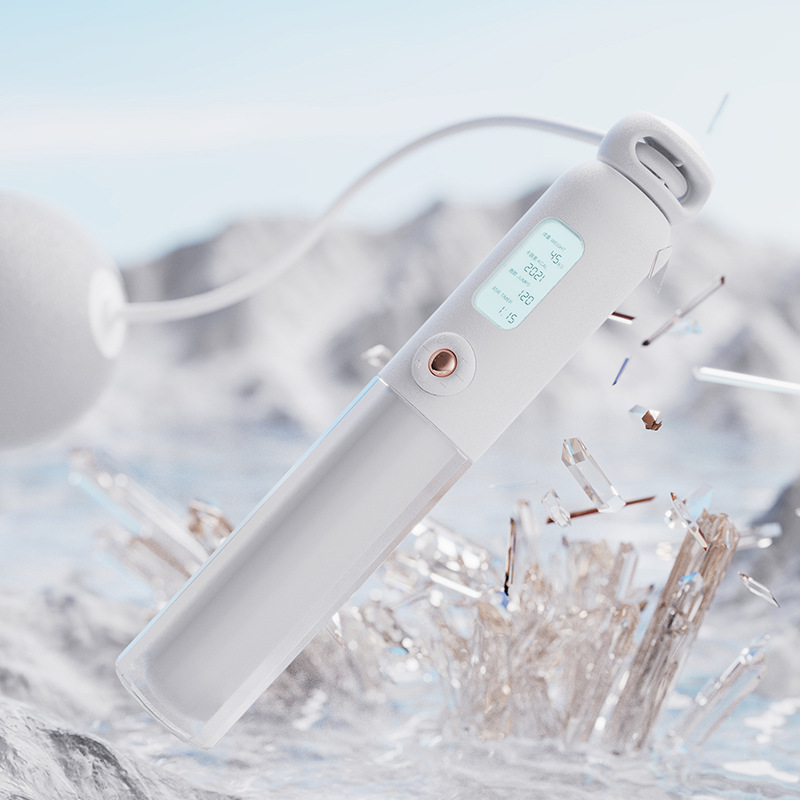 Cordless jump rope fitness sports electronic counting weighted ball professional fat burning cord cord girls special wireless rope