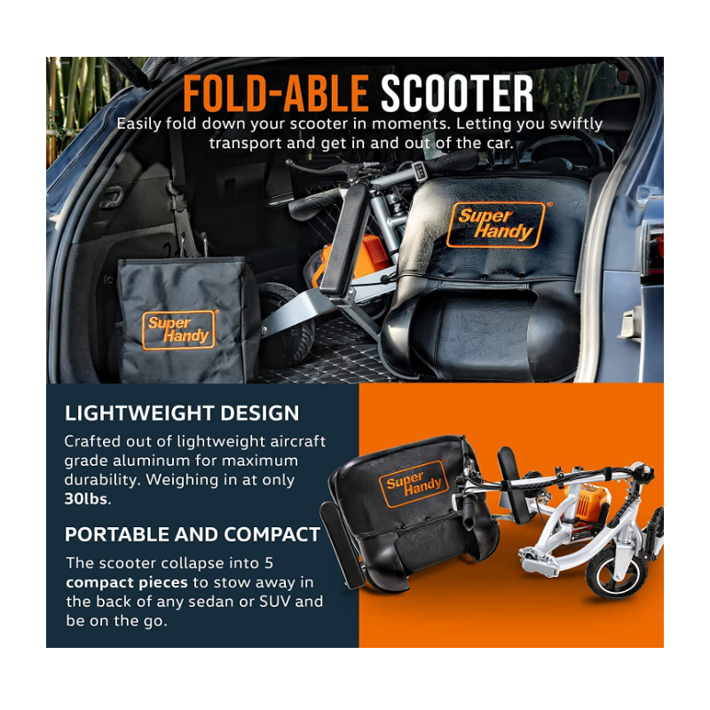 Folding Mobile Scooter (Upgraded Design) – Electric