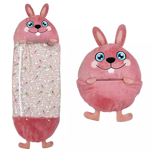 Fun Sleeping Bag for Kids Slumber Bag with Pillow All Season kids cute animal sleeping bag