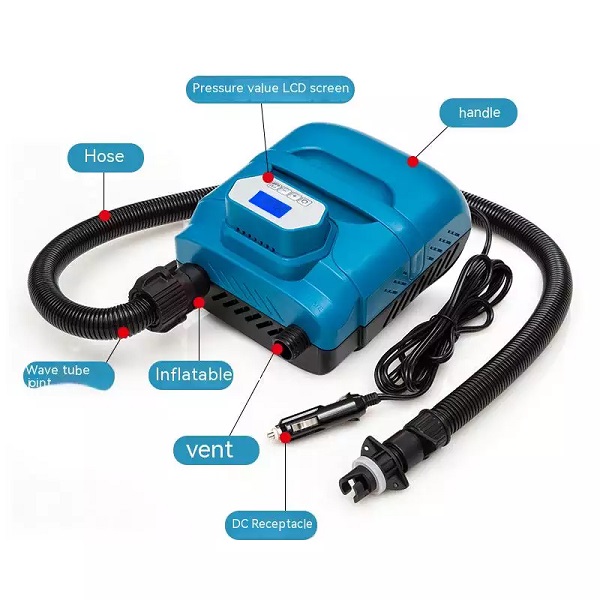 Stermay New Upgrade Rechargeable Surfboard Electric Air Pump for kayak boats stand paddle board