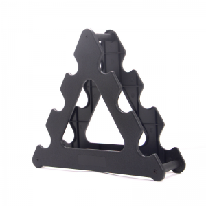 Leaf triangular dumbbell stand