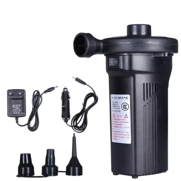 Eu Plug,Rechargeable Electric Air Pump Nickel-Cadmium Battery Inflatable Air Pump Inflate Deflate For Outdoor Kayak Airbed Boa Featured Image
