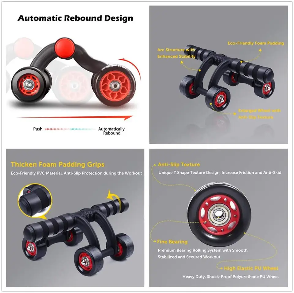 AB Abdominal Exercise Wheel Abdominal Roller