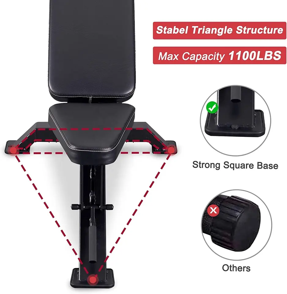 Adjustable gym bench