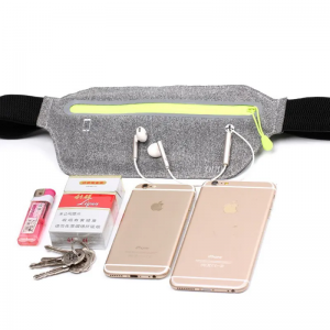 fashion colorful slim fanny wait bag for man women waterproof OEM large running belt for mobile