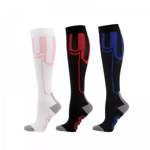 New high elastic knee high compression socks