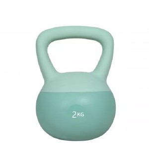 Wholesale eco-friendly custom dual tone soft kettlebell for women