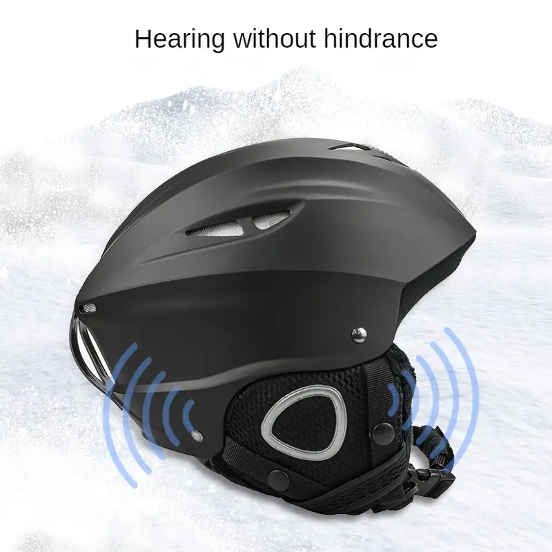 Custom Logo Composites Riding Helmet High Quality Safety Ski Helmet Bicycle Helmet For Winter Warm