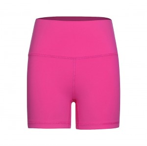 High Waist Matte Fitness Running Spandex Shorts