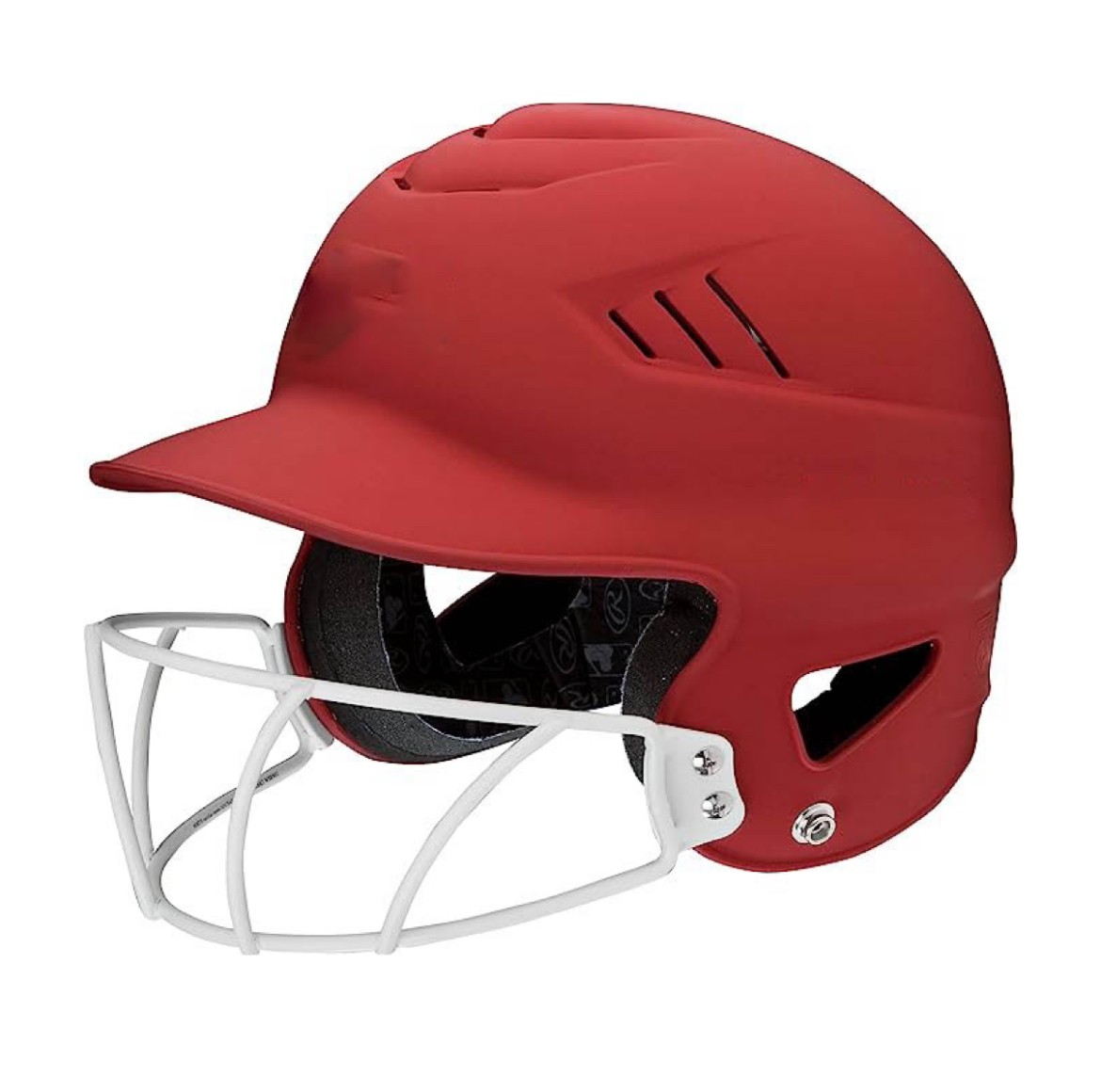 High Gloss Batting Helmet with Face Mask | Baseball/Softball