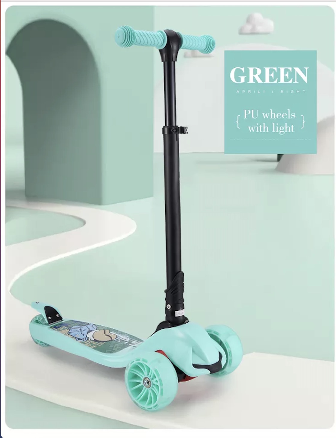 Hot Sale 3 Wheels With Led Light Children Scooter Foot Scooter For Baby Kids Scooter