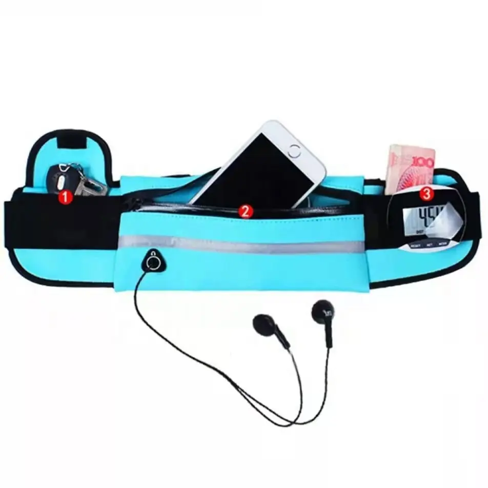 Running Mobile Phone Arm Bag Men and Women Fitness Outside Sports Cover Workout Neoprene Sports Waist Pack