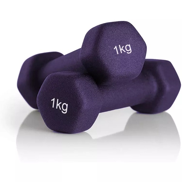 1kg Basics Neoprene Dumbbell Hand Weight/fitness/yoga/best tool for loss your weight/thin arm Featured Image