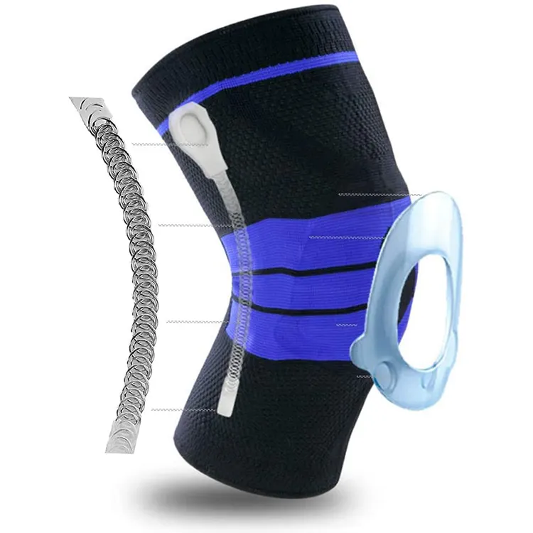 Adjustable Basketball Sport Knee Support Belt Gel Elbow & Knee Brace Pad