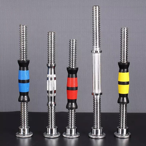 Custom/Wholesale high quality dumbbell accessories electroplating surface 35cm/40cm/45cm dumbbell connect stick/Dumbbell Rod