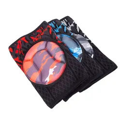 Custom Gym Elastic Knee Support Belt Brace Wraps Colorful Knitted Copper Compression Knee Sleeves