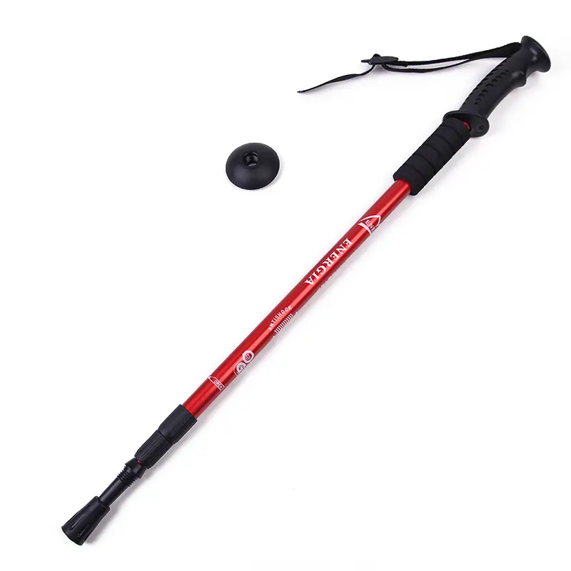 Wholesale walking stick Aluminum Alloy Telescopic hiking Trekking Pole for women men
