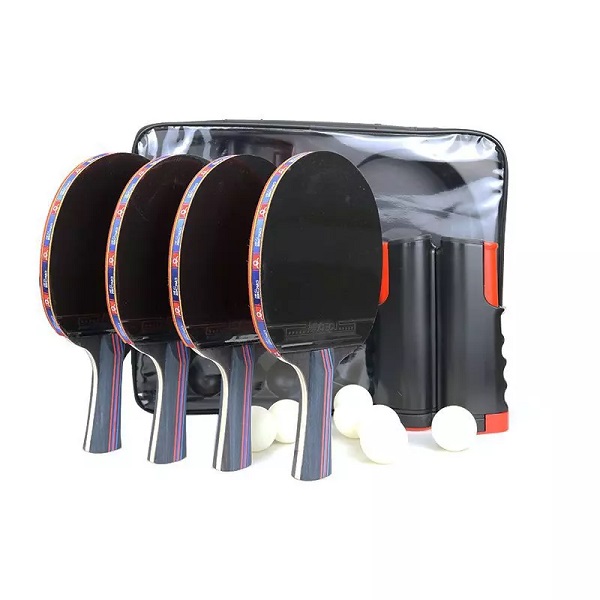 Customize Set packed Pingpong Racket Hot sale wholesale professional wooden table tennis racket table