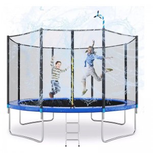 Outdoor trampoline gymnastics for kids and adults, gymnastics jumping training for outdoor sports, large outdoor trampoline