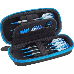 Custom Wallet Holder Bag Darts Flights Tips Shafts Hard Eva Carry Storage Dart Case