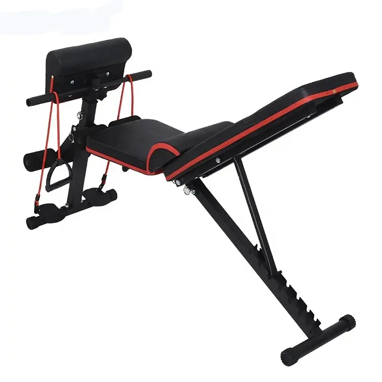 Adjustable dumbbell weight stool with foldable stool