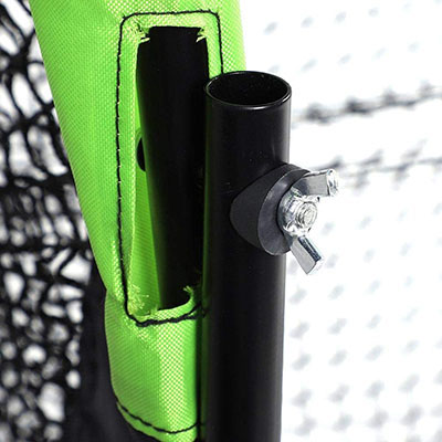 Portable foldable outdoor sports kick Ttrainer training exercise football shot net soccer goal