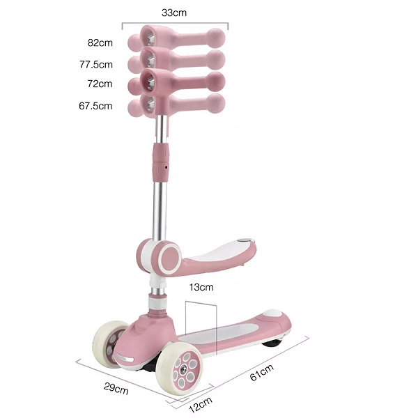 Children’s Scooter kids scooter with seat kids scooter with light cheap
