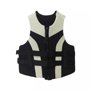 Custom adult fishing &boating neoprene inflatable life vest jacket