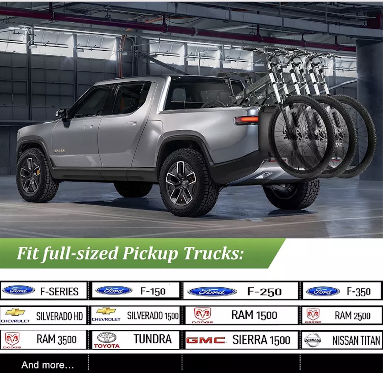 High Quality Tailgate Bike Cover with Utility Ring with Secure Frame Straps Carry up to Six Bikes Tailgate Bike Pads