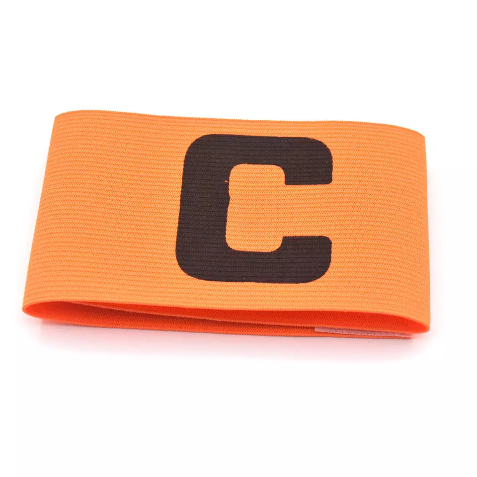 customized personalised armband high quality nylon multi-color football C captain soccer band
