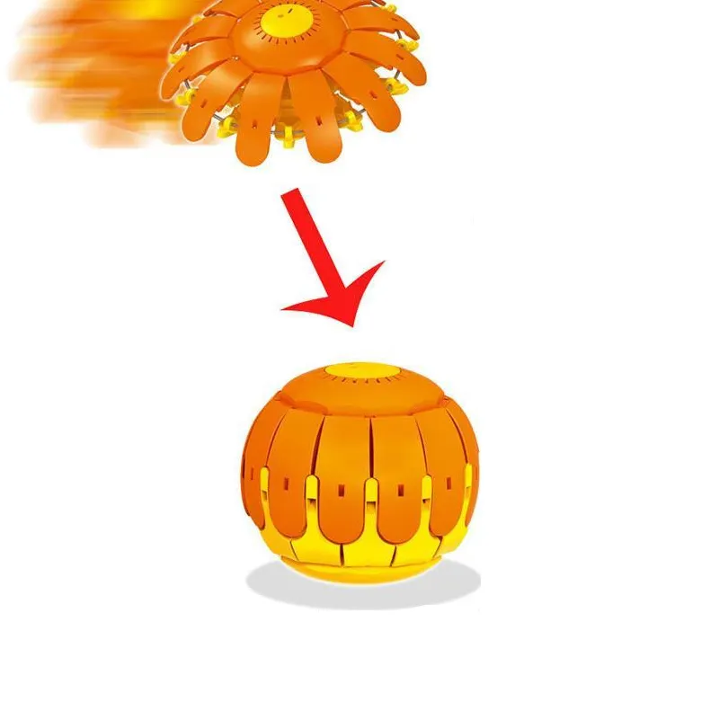 Outdoor Football Magic UFO Deformation Fly Ball Funny Training Disc Saucer Ufo Magic Flying Boomerang Flying Disc Ball With Led