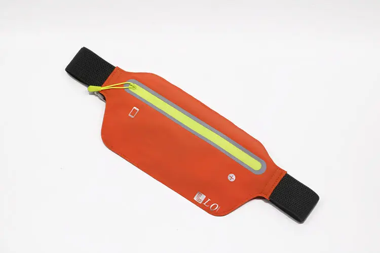 fashion colorful slim fanny wait bag for man women waterproof OEM large running belt for mobile
