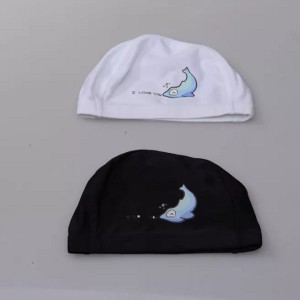 Custom Printed Lycra Swim Cap Swimming Pool Junior Cap