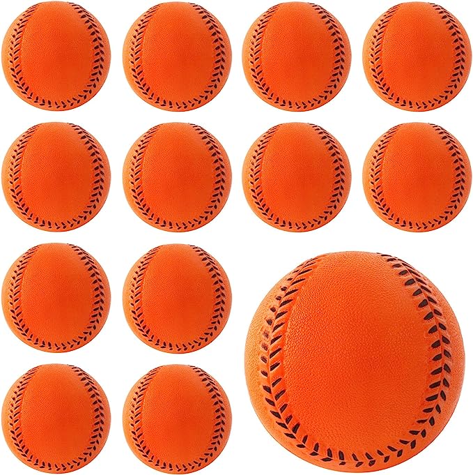 Pack of 12 Foam Baseballs