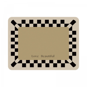 Light luxury coffee machine, drainage mat, countertop, absorbent mat, washstand, coaster, technology, cloth, speed drying mat, bowl plate, heat insulation mat