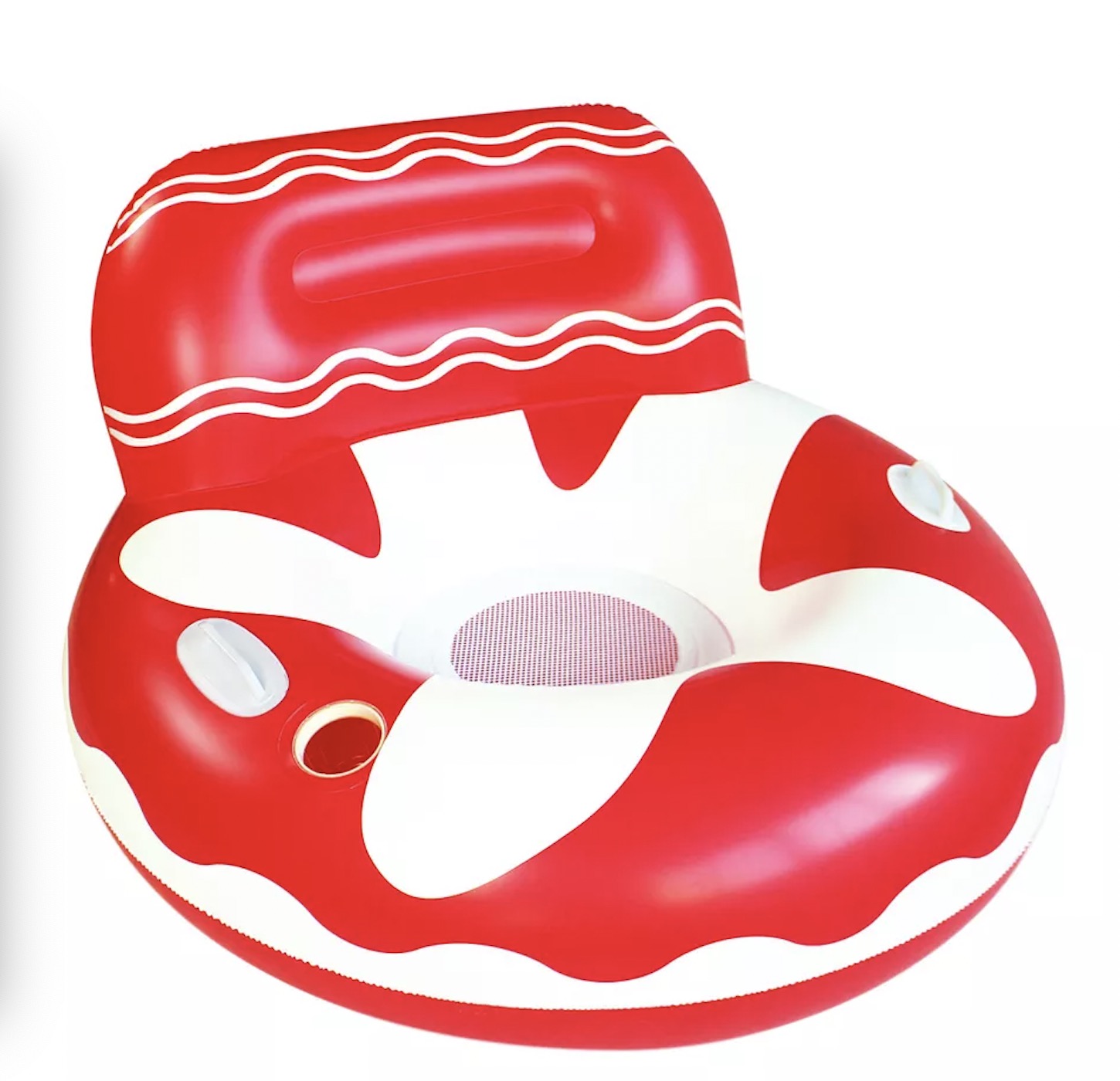 Foldable Backrest  Float PVC Inflatable Swimming Pool Float Lounge Chair Floating Bed& Sofa