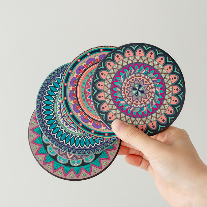 Absorbent coaster, diatom mud, Nordic ins, wind insulation pad, water coaster