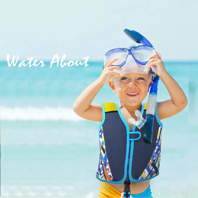 Custom Children Swimming Pool Accessories Cartoon Kids Floating Vest Child Life Jacket Buoyancy Vest Water Kids Swimm Vest