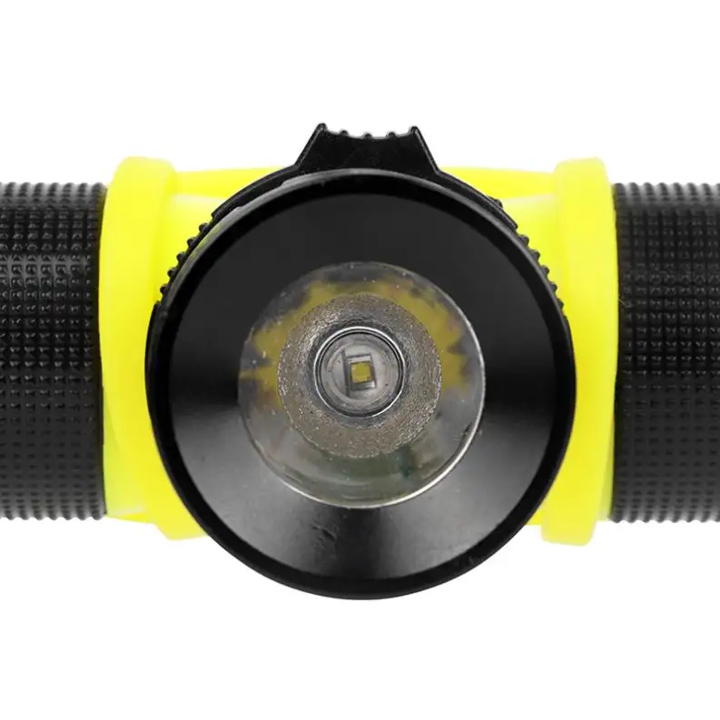 Super bright underwater waterproof T6 LED diving headlight