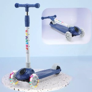 Wholesale 3 in 1 Kids Scooter Children Lovely Self-balancing Multi Functional Led Lights 3 Wheel Scooter for Kids