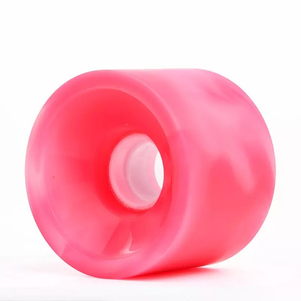 Mixed color Custom Brand Precio de Patinetas de 4 Ruedas PU Wheel Skateboard 65mm Longboard and cruiser skate board wheels