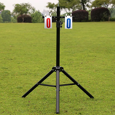 Manual Scorekeeper with Adjustable Stand Sports Baseball Basketball Manual Scoreboard